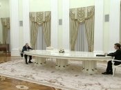 Володимир Путін та Еммануель Макрон