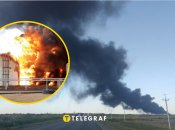 Нефтебаза "Кавказ" продолжает гореть