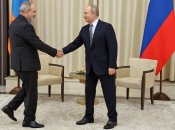 Вірменський прем’єр Пашинян на зустрічі з російським диктатором путіним