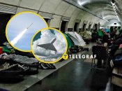 Кияни ховаються від обстрілу в метро