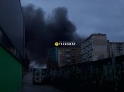 Киев после обстрела