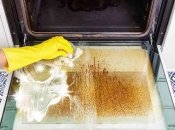 Как очистить стекло на дверце духовки - лайфхак