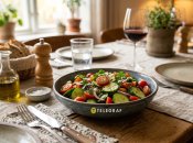 Салат из огурцов и помидоров можно сделать вкуснее