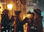 Традиционно колядовать начинают с сумерками (изображение создано с помощью ИИ)