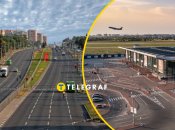 Проспект Гагаріна та аеропорт поблизу