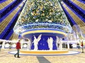 Плановый вид елки в Киеве в этом году