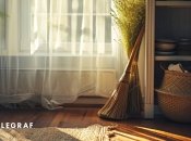 Наші предки пов'язували з віником багато прикмет (зображення створено за допомогою ШІ)