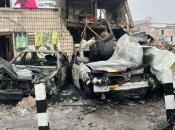 Наслідки ракетного удару по Видубичам