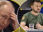 Володимир Путін та Володимир Зеленський (зліва направо)