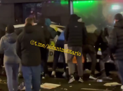 Протестуючі громили магазини та палили автомобілі