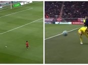 Джастин Бейло использовал лазейку в правилах, чтобы остановить атаку соперников на пустые ворота