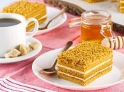 Торт получится воздушным и очень вкусным