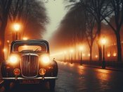 Увімкнені фари на автомобілі