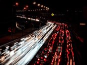 Движение в вечернем Киеве