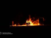 Пожар в Запорожье