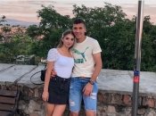 Руслан Нещерет со своей девушкой