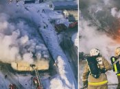 Огонь охватил почти 600 квадратных метров площади