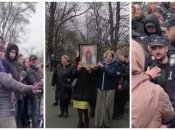 Ситуация накаляется: в Каменец-Подольском сторонники ПЦУ и УПЦ МП вышли друг против друга (видео)