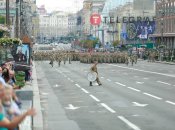 Репетиция военного парада в центре Киева: эксклюзивные фото и видео