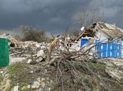 Обстрел Кременной российскими оккупантами 17 апреля