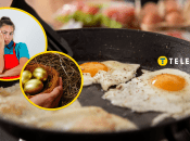 Грустная женщина и яйца