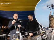 Олаф Шольц и Владимир Зеленский (слева направо)