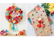 Мягкие и пушистые: новогодние украшения из помпонов своими руками