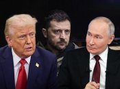 Дональд Трамп, Володимир Зеленський та Володимир Путін