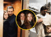 Александр Усик и Екатерина Усик с дочерью Елизаветой