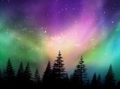 Северное сияние известно за свои яркие цвета