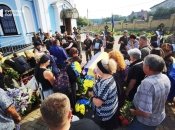 Прощание с погибшими в селе Горбановка