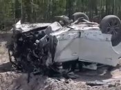 Машина Прилепина после взрыва