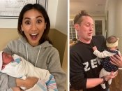 На фото Маколей Калкин и Бренда Сонг не со своими детьми (!)