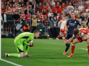 Андрій Лунін у матчі ЛЧ "Баварія" — "Реал"