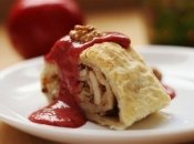 Рецепт недели. Постный яблочный штрудель