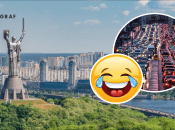 В Киеве заметили кирпичное авто