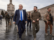 Борис Джонсон та Володимир Зеленський