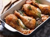 Тушковані курячі гомілки з овочами - простий рецепт