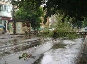 На Николаев обрушился мощный ливень с градом