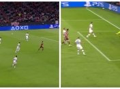 Лерой Сане забивает голу Георгию Бущану