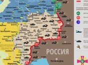 Карта АТО на востоке Украины (15 октября)