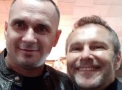 Сенцов и Вакарчук посетили премьеру "Захара Беркута" (Фото)