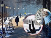 Гололедица в Харькове