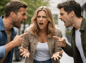 Молодые люди ссорятся