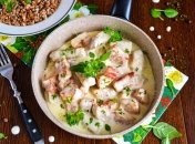 Вкуснейшая свинина в сметанно-горчичном соусе