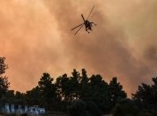 Леса на греческом острове Эвбея горят третий день 