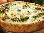 Рецепт дня: французский киш с брокколи и лососем