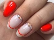 Маникюр 2020: тренды френча тонкими линиями (Фото)
