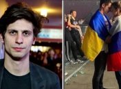 Слева – Молочников, справа – его пост о Дне Валентина