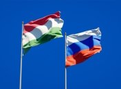 Флаги Венгрии и россии